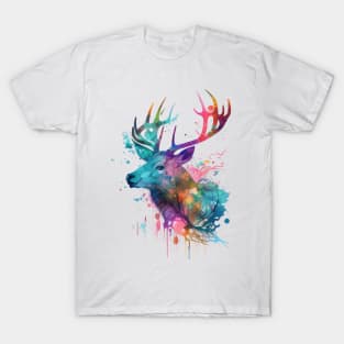 Colorful Deer #3 T-Shirt